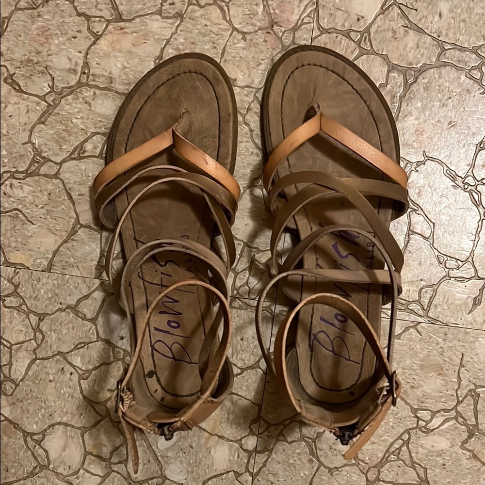 Blowfish Tan/peach Sandals